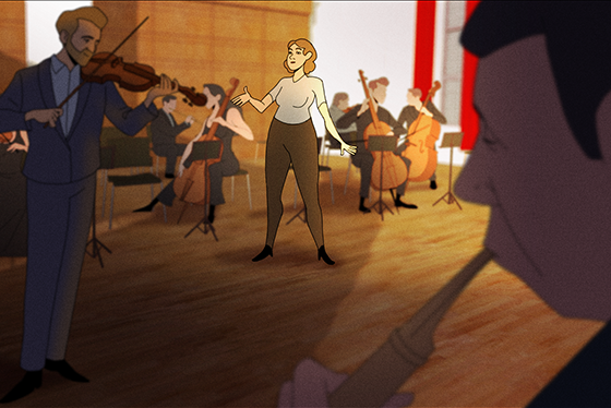 orchestra rehearsal