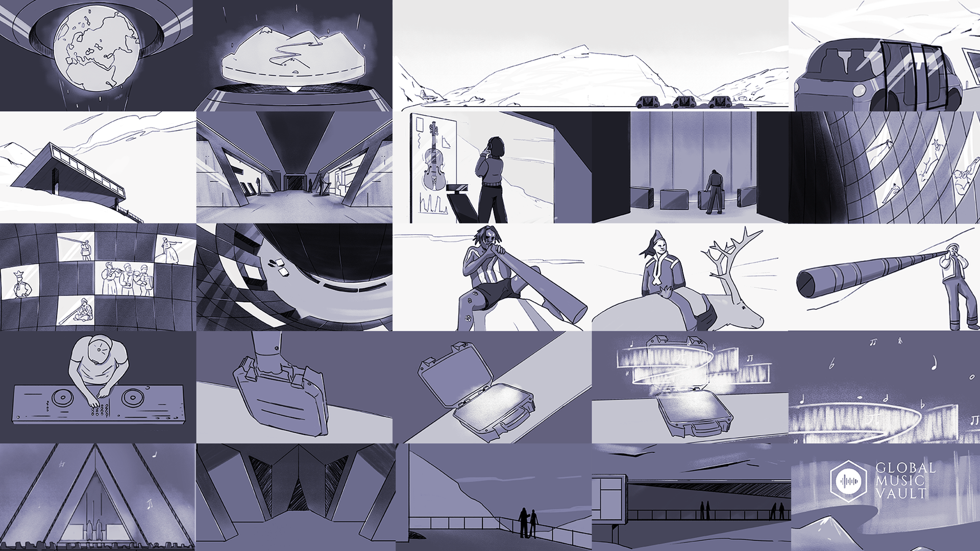 Storyboard, sketch